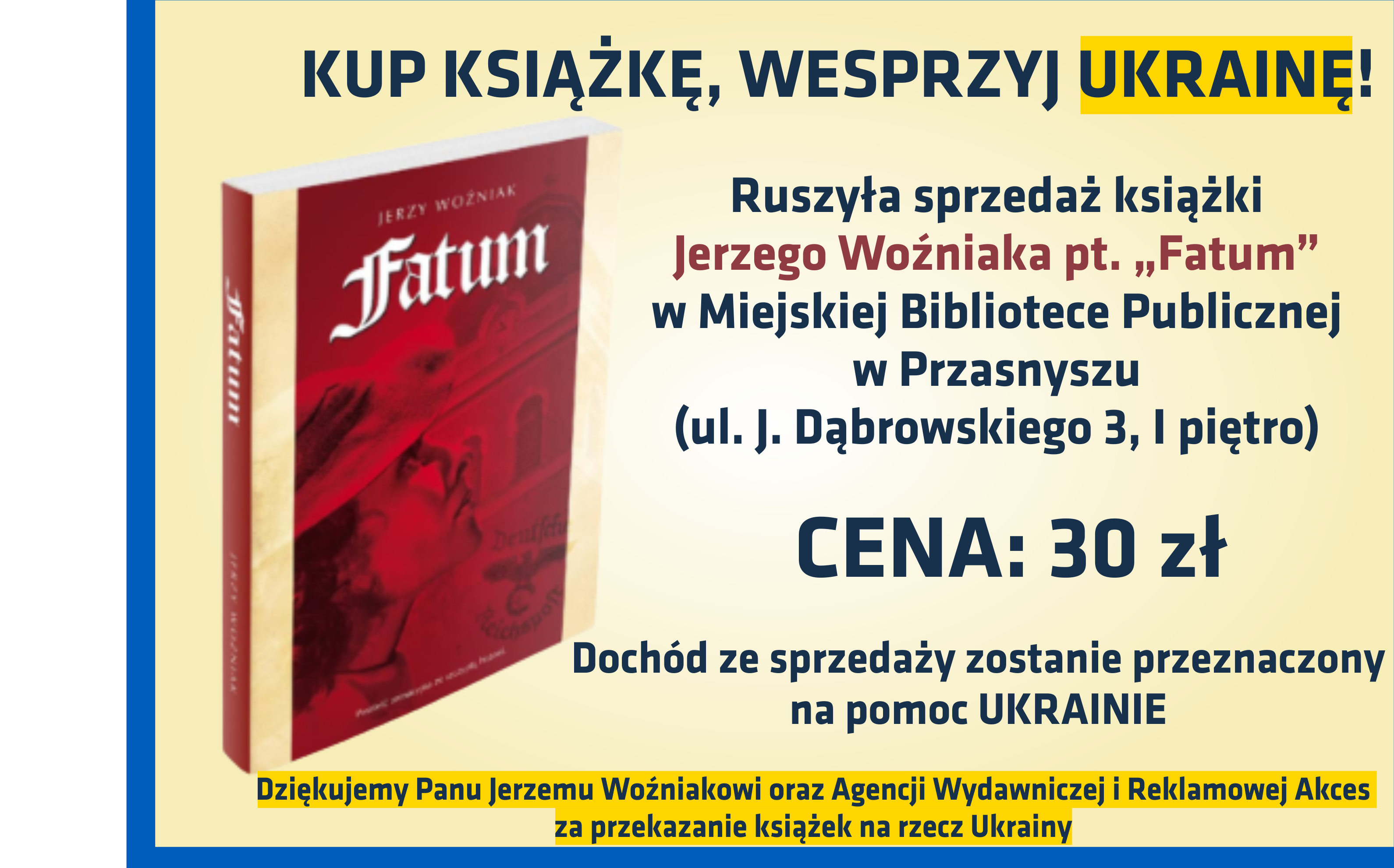 Kup książkę, wesprzyj Ukrainę!